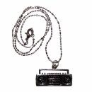 Pendant for necklace - Radio - silver