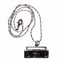 Kette mit Anhänger - Radio - silber