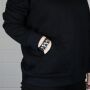 Leather bracelet with skull studs 1-row - Punk Rock Gothic Festival bracelet - black