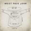 Gürteltasche - John - rot-bordeaux - Bauchtasche - Hüfttasche