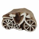 Wooden Stamp - Bicycle - small - 1,3 inch - Stamp made of...