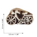 Wooden Stamp - Bicycle - small - 1,3 inch - Stamp made of wood