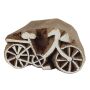 Wooden Stamp - Bicycle - small - 1,3 inch - Stamp made of wood