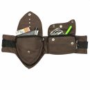 Gürteltasche - Jerry - braun - Bauchtasche - Hüfttasche mit mehreren Taschen