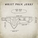 borsa cintura - Jerry - bordeaux - marsupio con molte borse