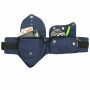 borsa cintura - Jerry - blu - marsupio con molte borse