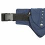borsa cintura - Jerry - blu - marsupio con molte borse