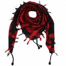 Kufiya - Stars black - red - Shemagh - Arafat scarf