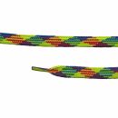 Shoelaces - red-green-blue - approx. 110 x 1,5 cm