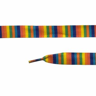 Schnürsenkel - Regenbogen - ca. 110 x 2 cm - Schuhband