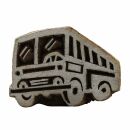 Sello de madera - autobús - 5 cm - Madera