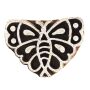 Timbro in legno - farfalla 02 - 3,5 cm - Legno