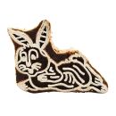 Stempel aus Holz - Hase 03 - 4 cm - Holzstempel