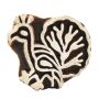 Wooden Stamp - Peacock - 1,3 inch - Stamp made of wood