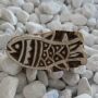 Wooden Stamp - Fish - left - 1,9 inch - Stamp made of wood
