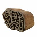 Wooden Stamp - Elephant - big - 1,5 inch - Stamp made of...