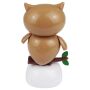 Solar Wobble Figure - Owl - beige