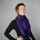 Cotton Scarf - Indian pattern 1 - purple 2 - squared kerchief