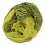 Sciarpa di cotone - Modello dallIndia 1 - giallo - foulard quadrato