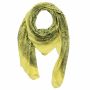 Cotton Scarf - Indian pattern 1 - yellow light - squared kerchief