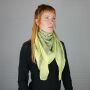 Cotton Scarf - Indian pattern 1 - yellow light - squared kerchief