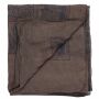 Cotton Scarf - Elephant - brown - blue-black - squared kerchief