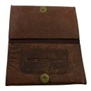 Tobacco pouch made of nature leather - cognac - Tobacco bag