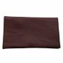 Tobacco pouch made of smooth leather - bordeaux - Tobacco bag