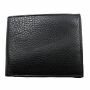 Portafoglio realizzato in pelle liscia - media - nero - portafoglio - borsa