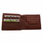 Purse made of smooth leather - medium - brown - Wallet - Pocket