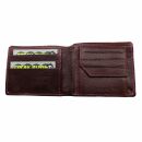 Purse made of smooth leather - medium - bordeaux - Wallet...