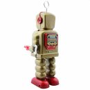 Robot - Robot de hojalata - High Wheel Robot - dorado - Juguete de lata