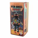 Robot giocattolo - High Wheel Robot - oro - robot di latta - giocattoli da collezione