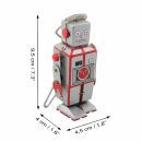 Robot - Robot de hojalata - Plateado - Juguete de lata