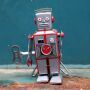 Roboter - Silber - Blechroboter