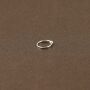 Segment ring with ball - Septum ring - silver