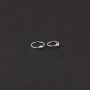 Segmentring mit Kugel 2 - Septumring - Silber