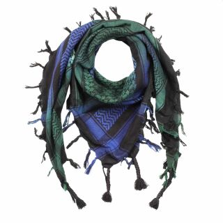 Kufiya - Keffiyeh - negro - Tie dye-Batik-multicolor 02 - Pañuelo de Arafat