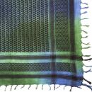 Kufiya - Keffiyeh - Tie dye-Batik-multicolored - negro 02 - Pañuelo de Arafat