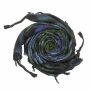 Kefiah - Stelle grandi e piccole nero - Tie dye-colorato-batik 02 - Shemagh - Sciarpa Arafat