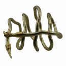 Modeschmuck - biegsame Schlangenkette - gold - 6 mm -...
