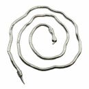 Bisuteriá - Elastic Snake Chain - plata - 6 mm - con cabeza magnética