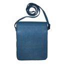 Leatherbag made of smooth leather - Model 03 - blue -...