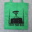 Cloth bag - Check your head - Tote bag