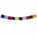 Tibetan prayer flags - 18 cm wide - red and black...