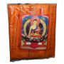Tibetische Gebetsfahnen - 22 cm breit - bunte Schrift - 5 Rollen Set - Baumwolle