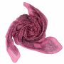 Pañuelo de algodón - Elefante - rosa - negro - Pañuelo cuadrado para el cuello
