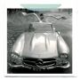 Cartolina dauguri - Gullwing Mercedes Benz di Philip Townsend - cartolina