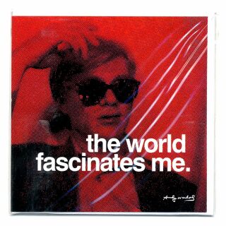 Biglietto di auguri - citazione 02 di Andy Warhol - cartolina