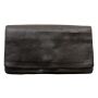 Portafoglio realizzato in pelle liscia - nero - portafoglio - borsa